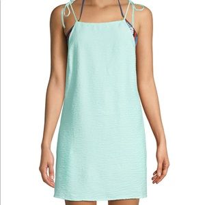 New Onia textured mini coverup dress.